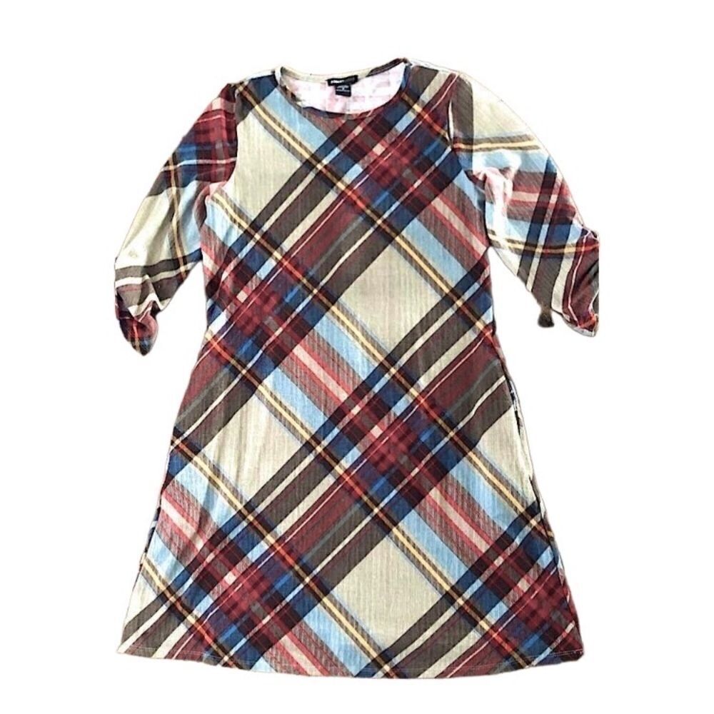 💕5️⃣for25 Robert Louis plaid dress Size small